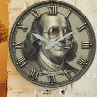 Funny Benjamin Franklin Money Art Vintage 