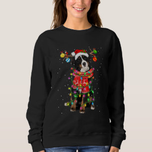 Funny Bernese Mountain Dog Christmas Lights Xmas P Sweatshirt