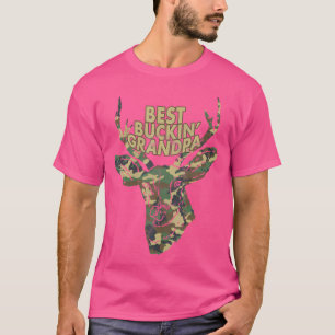 Funny Best Buckin' Grandpa Buck Deer Hunter T-Shirt