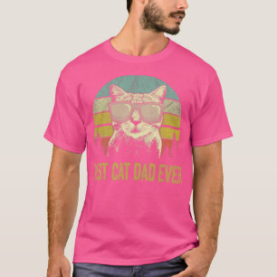 Funny Best Cat Dad Ever Shirt Cat Daddy Lover Gift