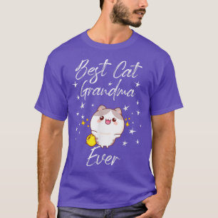 Funny Best Cat Grandma Ever Kitty Mum Cat Lover Mo T-Shirt