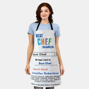 Funny Best Chef All-Over Print Apron
