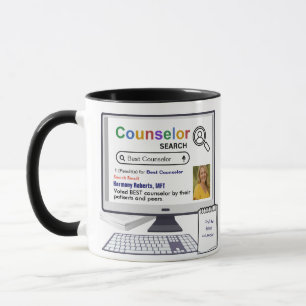 Funny Best Counselor Search Result With Photo Mug