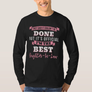 Funny Best Daughter In Law T-Shirt