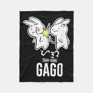 Funny Best Filipino Rabbit Slap Gago Gaga Philippi Fleece Blanket