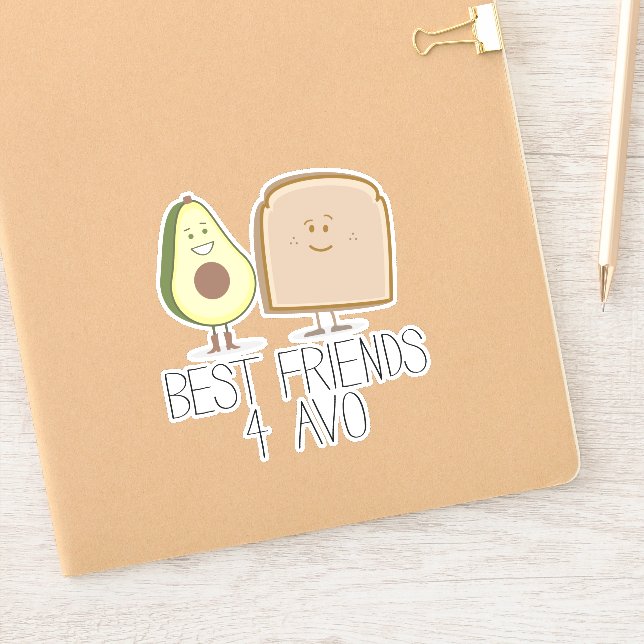 Funny Best Friends 4 Avo Avocado Toast (Notebook)