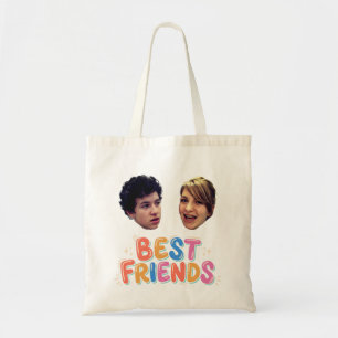 Funny Best Friends Personalised Photo Template Tote Bag