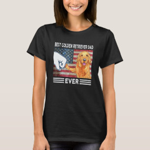 Funny Best Golden Retriever Dad Ever T-Shirt