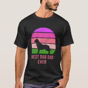 Funny Best Golden Retriever Dog Dad Ever T-Shirt