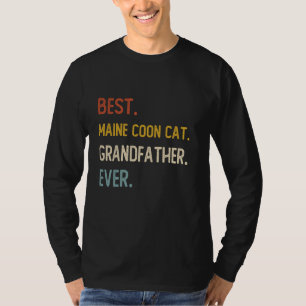 Funny Best Maine Coon Cat Grandfather Ever Shirt F