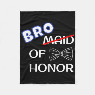Funny Best Man Wedding Matching Bachelor Party Bro Fleece Blanket
