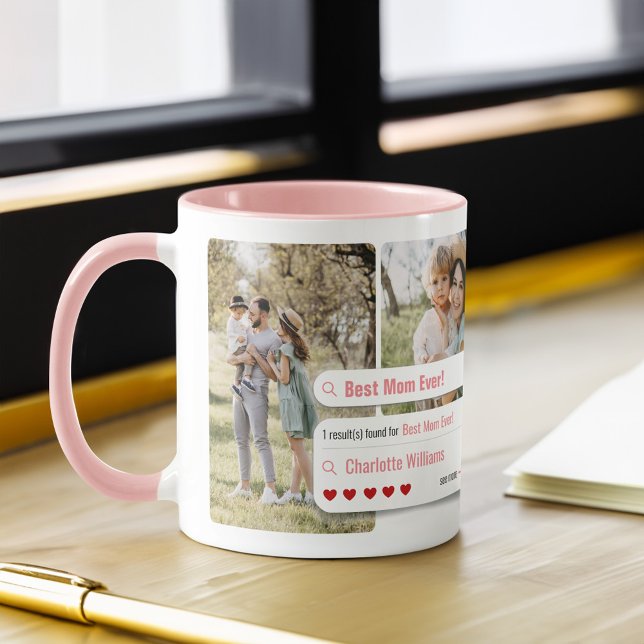 Funny Best Mum Ever Photo Search Engine Results Mug (Funny Best Mom Ever Photo Search Engine Results Mug)