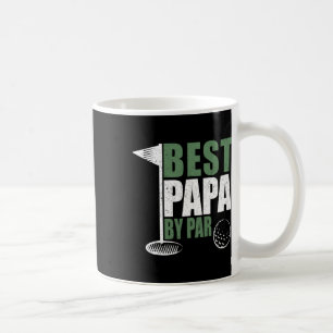 Funny Best Papa By Par Father's Day Golf Dad Grand Coffee Mug