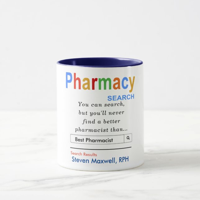 Funny Best Pharmacist Mug (Center)