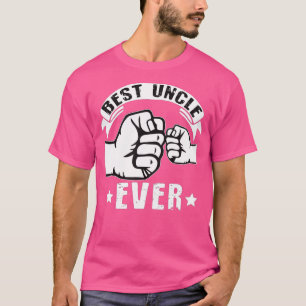 Funny Best Uncle Ever Fistbump Cool Uncle Nephew T-Shirt
