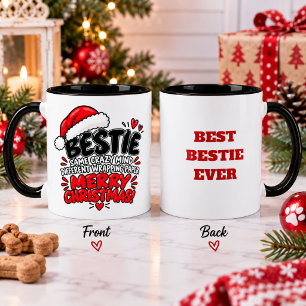 Funny Bestie Christmas Humourous Holiday Gift Mug