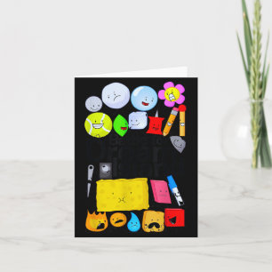 Funny Bfdi-battle For Dream-island Kids Graphic Bo Card