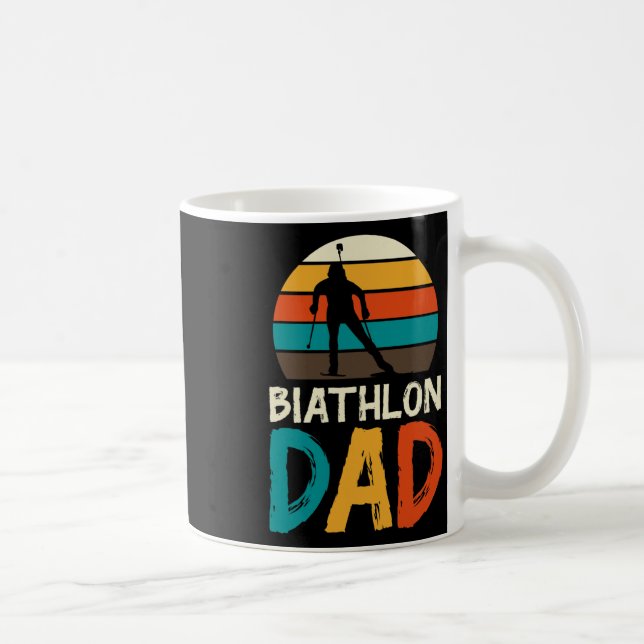 Funny Biathlon Winter Ski Skiing Fun Lovers 4  Coffee Mug (Right)