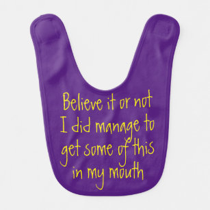 Funny Bib for Babies and Seniors