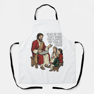 Funny Bible Story Vintage Religious Teacher Shirt Apron