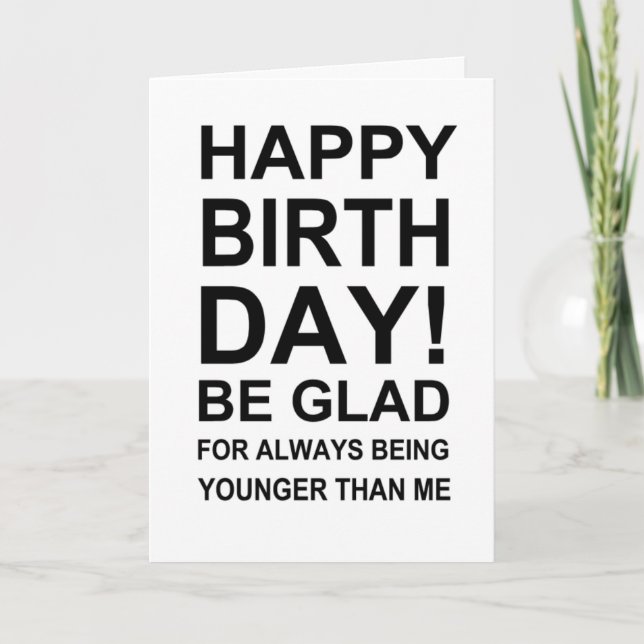 Funny biblical happy birthday wish card (Front)