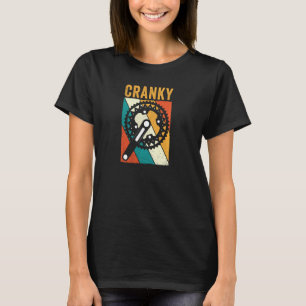Funny Bicycle Vintage Cranky Bike Lovers Cycle Ped T-Shirt