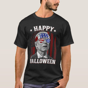 Funny Biden 4th Of July Happy Halloween American U T-Shirt