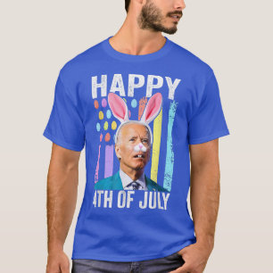 Funny Biden Happy 4th Of July Confused Easter Bide T-Shirt