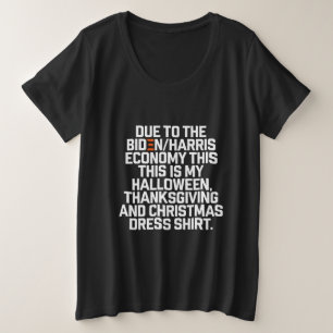 Funny Biden Harris Economy Christmas Plus Size T-Shirt