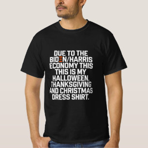 Funny Biden Harris Economy Christmas T-Shirt
