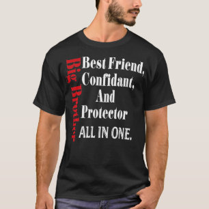 Funny Big Brother Definition Birthday Gifts Men Te T-Shirt