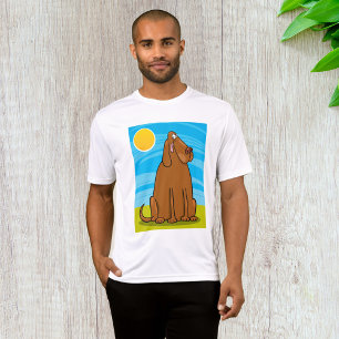 Funny Big Brown Dog Sitting in the Sun T-Shirt