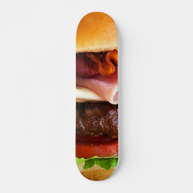 Funny big burger skateboard (Front)