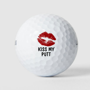 Funny Big Kiss Novelty Golf Balls