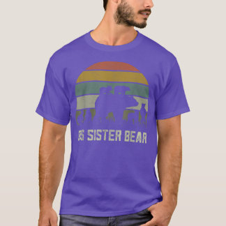 Funny Big Sister Bear Shirts, Six Kid Cubs Sis Sib T-Shirt