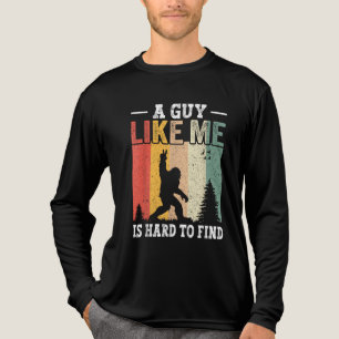 Funny Bigfoot A Guy Like Me Is Hard to Find Retro Tri-Blend Shirt