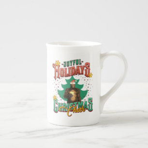 Funny Bigfoot Christmas Cheer Holiday Bone China Mug