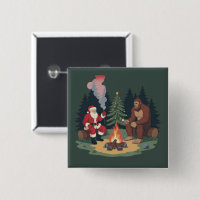 Funny Bigfoot Christmas Santa Sasquatch Camping 
