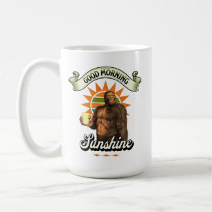 Funny Bigfoot Coffee Morning Humour Mug