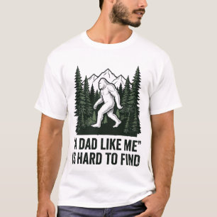 Funny Bigfoot Dad Vintage Forest Shirt Design_1