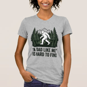 Funny Bigfoot Dad Vintage Forest Shirt Design_1