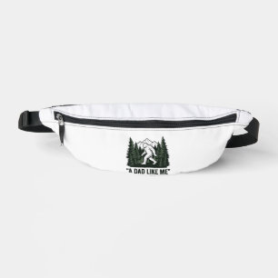 Funny Bigfoot Dad Vintage Forest Shirt Design_1 Bum Bags