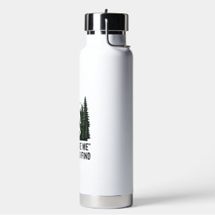 Funny Bigfoot Dad Vintage Forest Shirt Design_1 Water Bottle