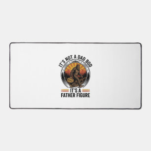 Funny Bigfoot Father Figure Beer Vintage T-Shirt D Desk Mat