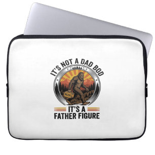 Funny Bigfoot Father Figure Beer Vintage T-Shirt D Laptop Sleeve