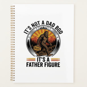 Funny Bigfoot Father Figure Beer Vintage T-Shirt D Planner