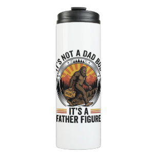 Funny Bigfoot Father Figure Beer Vintage T-Shirt D Thermal Tumbler