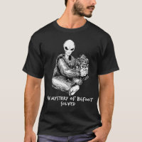 Funny Bigfoot Gift Mystery Of Big Foot Alien UFO