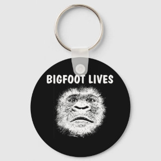 Funny Bigfoot Gifts Key Ring