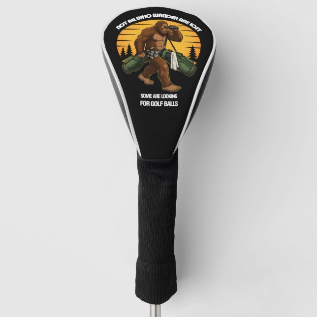 Funny Bigfoot Golf Head Cover (Front)